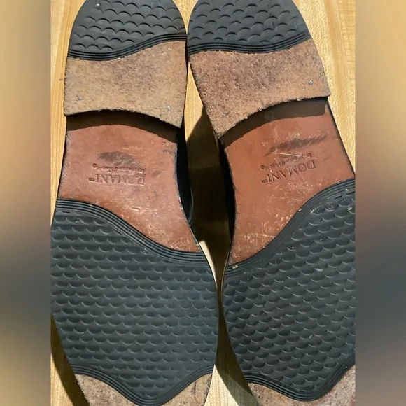 EUC Men’s  Domani Made In Italy Black Leather  Ankle Boots Size 9M - Picture 5 of 9